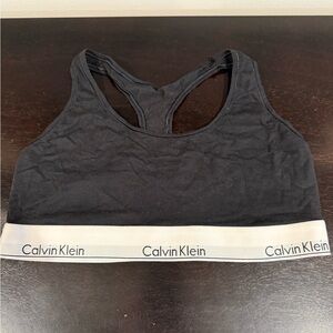 Calvin Klein Underwear Black Racerback Bra